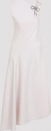 Jil Sander Asymmetrische jurk met diagonale snit