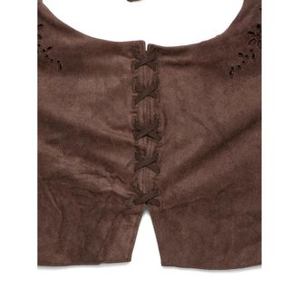 Frankies Bikinis Dessu Bikini Top - Brown