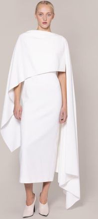 Roksanda Ilincic Demetria Crepe Bridal Dress in Ivory at Nordstrom, Size 10