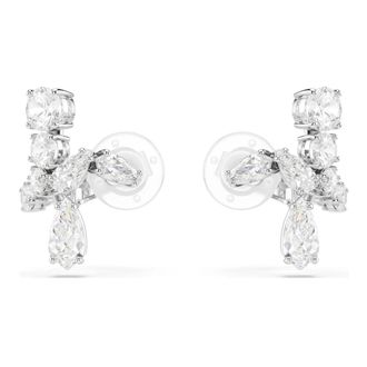 Swarovski Matrix Clip-Earring - Dames - Oorbellen - Grijs - ONE Size - Accessoires