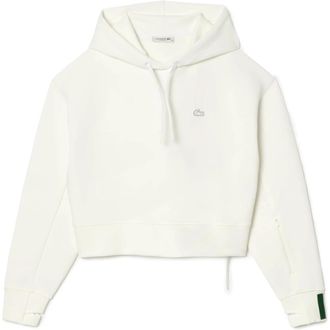Lacoste Dames, Sweatshirts & Hoodies, Wit, Maat: M