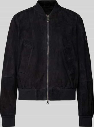 Peuterey Blouson in Leder-Optik Modell Choisya in Marine, Gr&ouml;&szlig;e 44