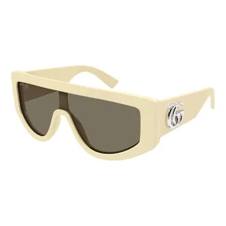 Gucci GG1950S003 Square Full Rim Sunglasses - Ivory