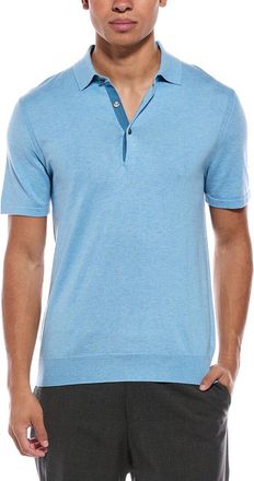 N.Peal N. PEAL Polzeath Cashmere-Blend Polo Shirt