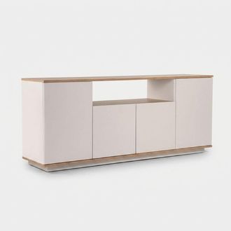 OEM Madia Moderna Con 4 Puertas Y Estante Para Sal&oacute;n Arista - Beige