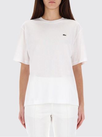 Lacoste T-shirt in cotone con logo Lacoste