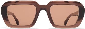 Mykita Nima Zonnebril - Dames - Zonnebrillen - Bruin - 52 MM - Accessoires