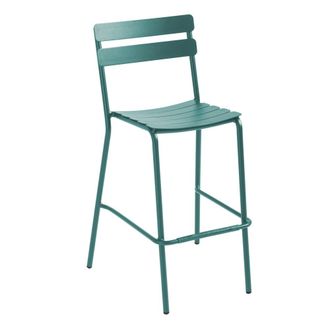 Oviala Trona de patio verde oscuro