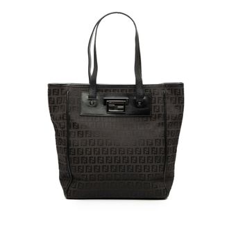 Fendi Tweedekans Zucchino Canvas Shopper
