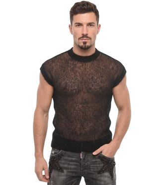 Dsquared2 Black Sleeveless Sweater