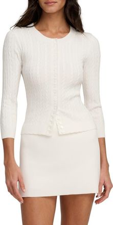 Favorite Daughter The Keepsake Cardigan in White at Nordstrom, Size X-Small