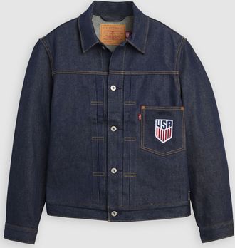 Levi's U. s. Soccer Type I Jacket - Mens - XL - Blue