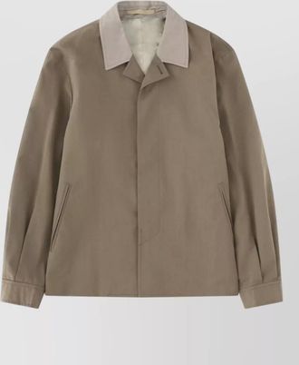 Our Legacy tailored blazer jacket contrast collar design