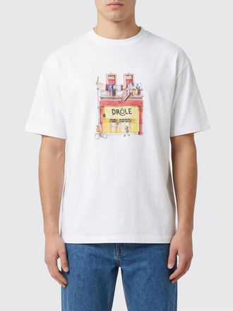 Dr&ocirc;le de Monsieur T-shirt girocollo Dr&ocirc;le De Monsieur in cotone con stampa