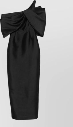 Solace London asymmetric one-shoulder maxi gown