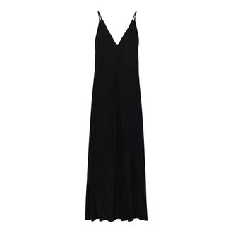 Soaked In Luxury Elegante Slelonor Strap Jurk Zwart - Dames - Maxi kleedjes - Zwart - XL - Kleedjes