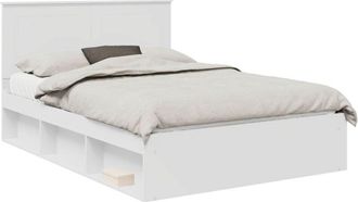 vidaXL Estructura De Cama Con Caj&oacute;n 150 X 200 Cm Madera De Pino Macizo Vidaxl