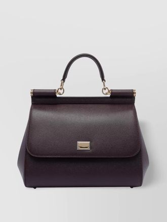 Dolce & Gabbana sicily large leather shoulder bag