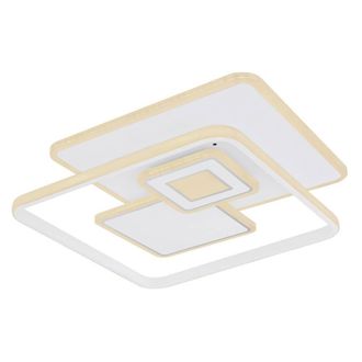 Netlighting Roderick 50x50cm Semi Ceiling Light White LED Dimmable 3000-6000K | Size: 50x50 cm