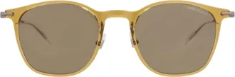 Montblanc Round-Frame Injection Sunglasses