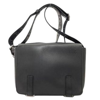 Loewe Pre-owned Shoulder bag - Dames - Pre-owned - Zwart - Maat: ONE Size Leer