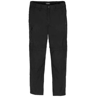 Craghoppers Mens Expert Kiwi Convertible Cargo Trousers (Black) - Size 38 Regular