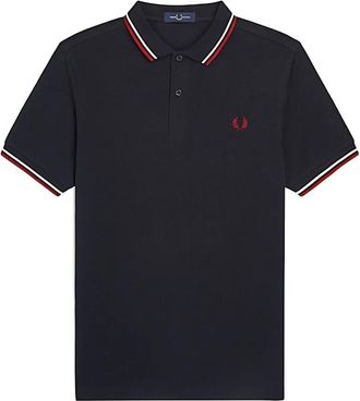 Fred Perry Polo Shirts, male, Black, Size: XS Polo