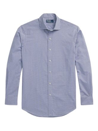 Polo Ralph Lauren long sleeve checked shirt - men - Cotton - L - Blue
