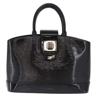 Louis Vuitton Mirabeau Electric Epi Leather Black Leather Handbag (Pre-Owned)