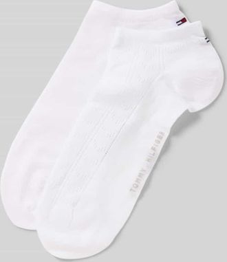 Tommy Hilfiger Sneaker-Socken aus Lyocell-Mix im 2er-Pack in Weiss, Gr&ouml;&szlig;e 35-38