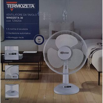 Termozeta Termozeta Tzwz04 Ventilador Gris, Blanco