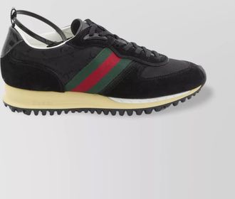 Gucci motion sneakers with web stripe