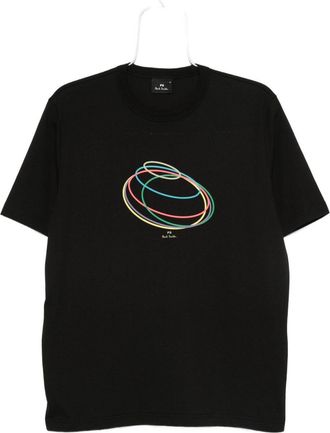 Paul Smith Rings Print Cotton T Shirt