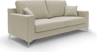 Divani.Store Divani.store - Michael Divano in tessuto impermeabile antimacchia T03 146 cm beige