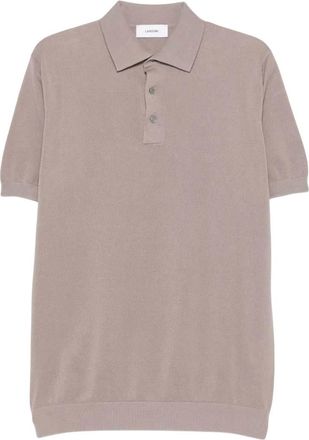 Lardini Brown Cotton Polo