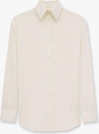 Saint Laurent Camicia in cotone certificato con ricamo Monogramma - SAINT LAURENT - gender_Woman