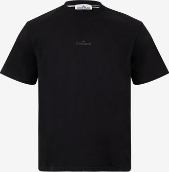 Stone Island Kurzärmeliges T-Shirt aus Baumwolle 2100037