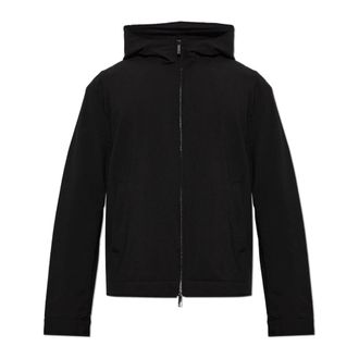 Emporio Armani Hooded Jacket - Heren - Zomerjassen - Zwart - M - Jassen