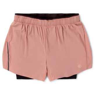 Ciele Athletics DLY Short 4 Longbrief-2 Laufshorts f&uuml;r Damen | rosa