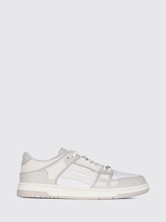 Amiri Skel Calfskin Trainers with Bicolour Design and Perforated Toe