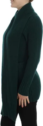 Dolce & Gabbana Womens Green Knitted Cashmere Cardigan Clothing