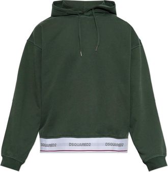Dsquared2 The Hoodie - Heren - Hoodies - Groen - 3XL - Katoen - Hoodies & sweatvesten
