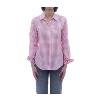 MC2 Saint Barth Shirts, female, Pink, Size: XS Meredith Long Sleeve Shirt