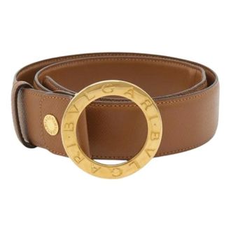 Bulgari Pre-owned Belts, female, Brown, Size: ONE SIZE Pre-owned Vintage Belt
