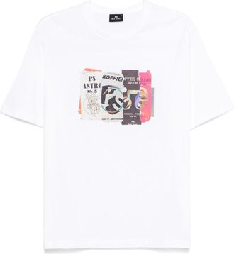 Paul Smith Cut&Amp;Paste Cotton T Shirt