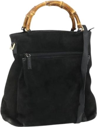 Gucci Pre-owned Handbags, female, Black, Size: ONE SIZE Pre-owned Vintage Hand Bag