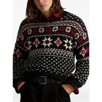 Ralph Lauren Fair-isle Pattern Crew-neck Sweater