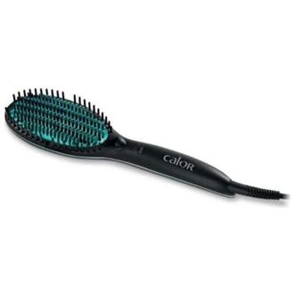 Calor cf5820c0 spazzola lisciante power, lisciatura facile e veloce dei capelli da ricci a crespi, 3 temperature