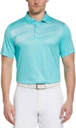 PGA TOUR Pga Tour Polo Shirt Men Cockatoo Gradient Print Short Sleeve Active FTS742