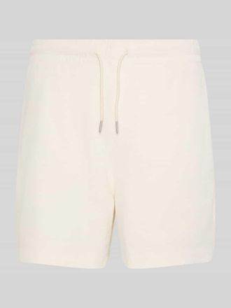 Calvin Klein Jeans Sweatshorts mit Tunnelzug in Offwhite, Gr&ouml;&szlig;e XXL